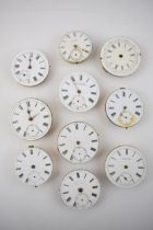 A collection of 10 vintage and antique pocket watches movements a/f. Of note several good examples