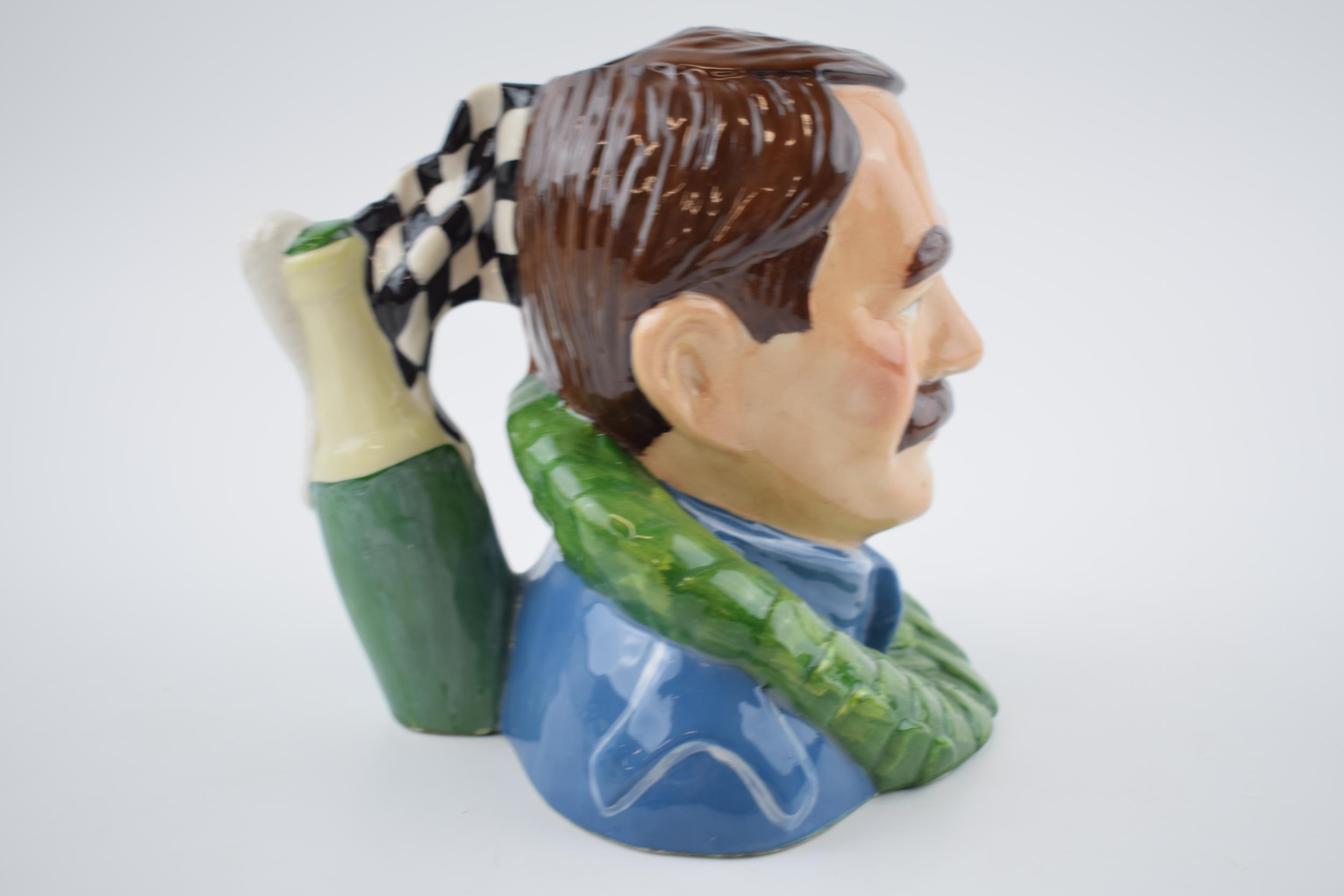 Kevin Francis prototype character jug of Nigel Mansell, dated 1992. In good condition with no - Image 2 of 3