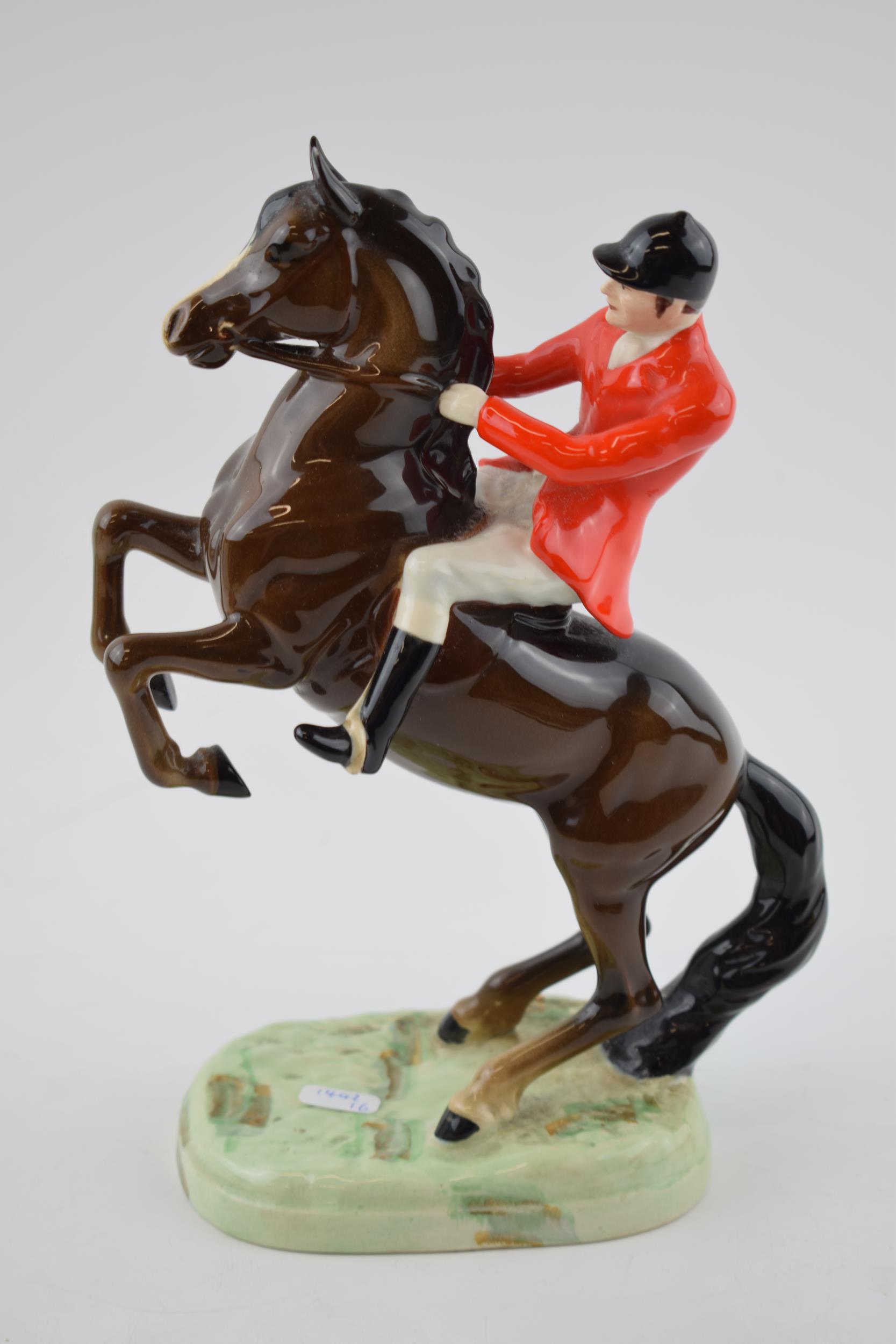 Beswick rearing huntsman on brown horse 868. In good condition with no obvious damage or - Image 2 of 3