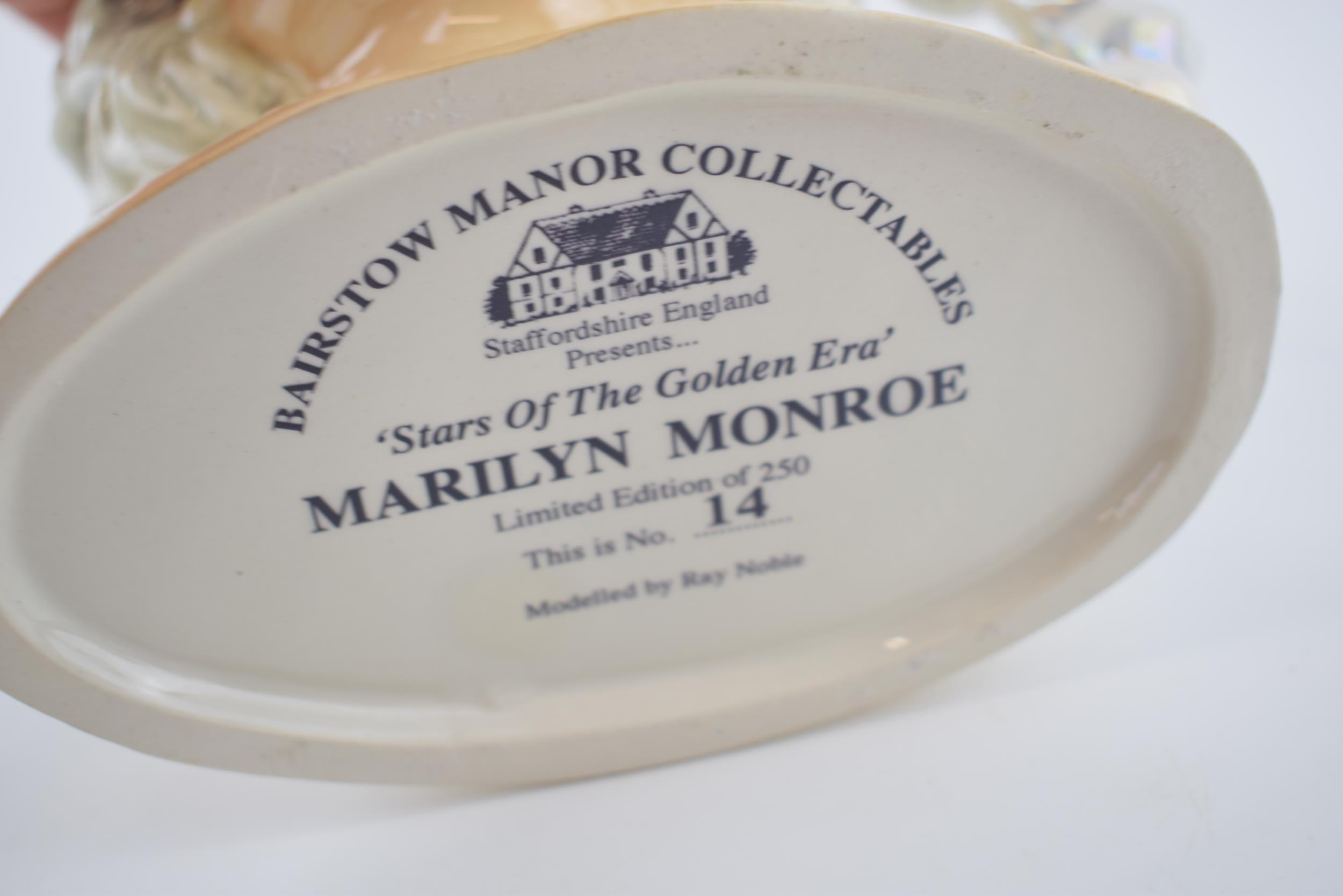 Bairstow Manor Pottery limited edition character jug Marilyn Monroe. In good condition with no - Image 2 of 2