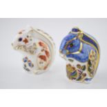 Two Royal Crown Derby paperweights, Debenhams Squirrel, exclusive to Debenhams until the end of 1999