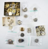 A good quantity of vintage watches, movements and parts a/f to include jump watches. (Qty) All in