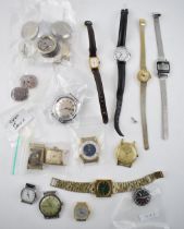 A collection of Timex watches a/f. A good quanta of movements, parts and complete watches. (Qty) All