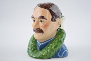 Kevin Francis prototype character jug of Nigel Mansell, dated 1992. In good condition with no