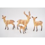 Beswick deers to include a stag, 2 does and a fawn (4). In good condition with no obvious damage