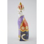 Royal Crown Derby paperweight, Abyssinian Cat, from the Royal Cats Collection, height 22.5cm, date