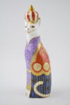 Royal Crown Derby paperweight, Abyssinian Cat, from the Royal Cats Collection, height 22.5cm, date