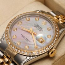 Rolex Oyster Perpetual Datejust bi-metal, 18ct gold and stainless steel Jubilee bracelet. Diamond