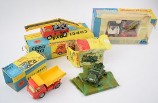 A collection of boxed vintage die-cast toys to include Corgi Major Toys 1142 "Holmes Wrecker"