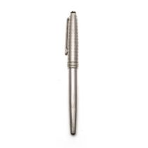 Montblanc Silver Tone Rollerball Pen, s/n KL1112051, new refill.