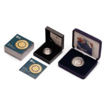 Silver Entente Cordiale silver proof crown, boxed with CoA, 28.28 grams with a UK silver proof