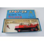 Boxed Tri-ang Spot-On Jones KL 10/10 Mobile Crane with original operating instructions and cardboard