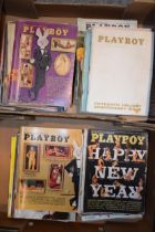 A collection of Playboy Magazines. 48 editions in sequential runs from 1967, 1968, 1969 and 1976. (