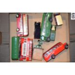 A collection of Corgi coaches and buses to include AEG Regal Coach, Bedford O.B Coach and other