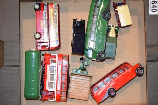 A collection of Corgi coaches and buses to include AEG Regal Coach, Bedford O.B Coach and other