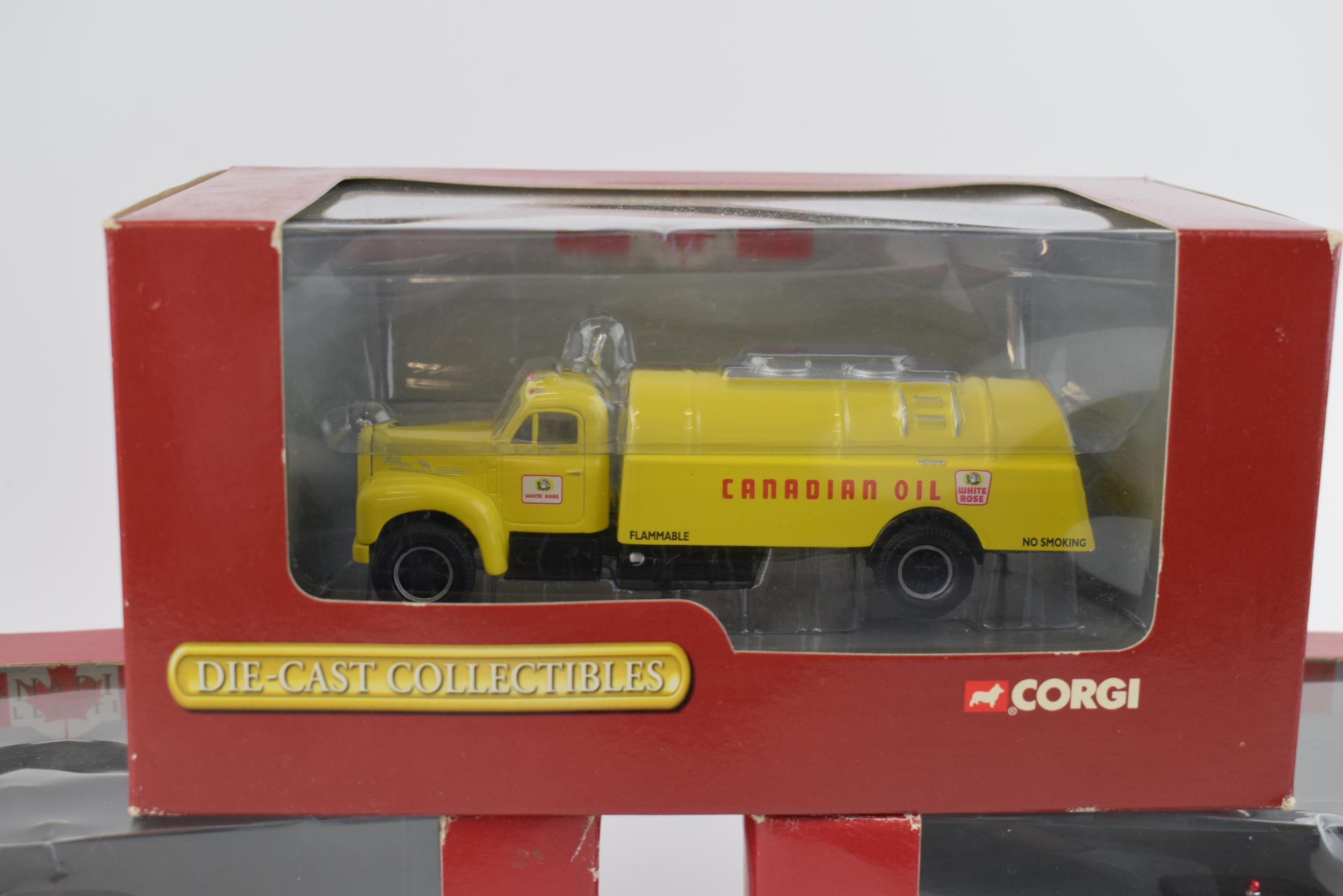 Boxed Corgi die-cast models to include a Corgi 53301 1/50 Canadian Collection Mack B Rigid Tanker - Image 3 of 3