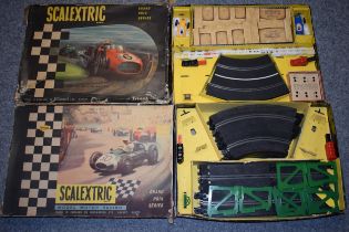 A collection of vintage Scalextric sets to include boxed 'Model Motor Racing' with track and