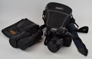 A pair of Pentax 8 x 42 DCF 6.2 108m / 1000m 17mm Eye Relief, multi coated lens PENTAX binoculars in