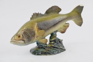 Beswick large mouthed Black Bass 1266 (tail fin damaged). Tailfin damaged otherwise good.