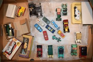 A collection of vintage and contempory model die-cast vehicles to include boxed Lledo and Oxford