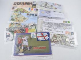 A collection of First Day Covers, with 17 old £1 covers and 3 old £2 covers, to include a