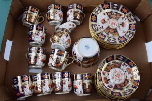 A collection of Ford and Pointon Imari tea ware to include 10 cups, 10 saucers, 10 side plates, a