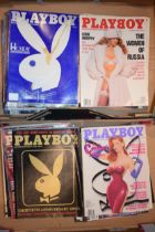 A collection of Playboy Magazines. 48 editions in sequential runs from 1984, 1987, 1988 and 1990. (