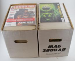 A good quantity of 2000 AD comics. Includes a complete run from 16/02/00 Prof 1180 through to 26/