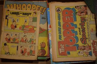 A quantity of 'PLUG' magazines dating from the late 1970s (Approx 40+) together 'Topper', '