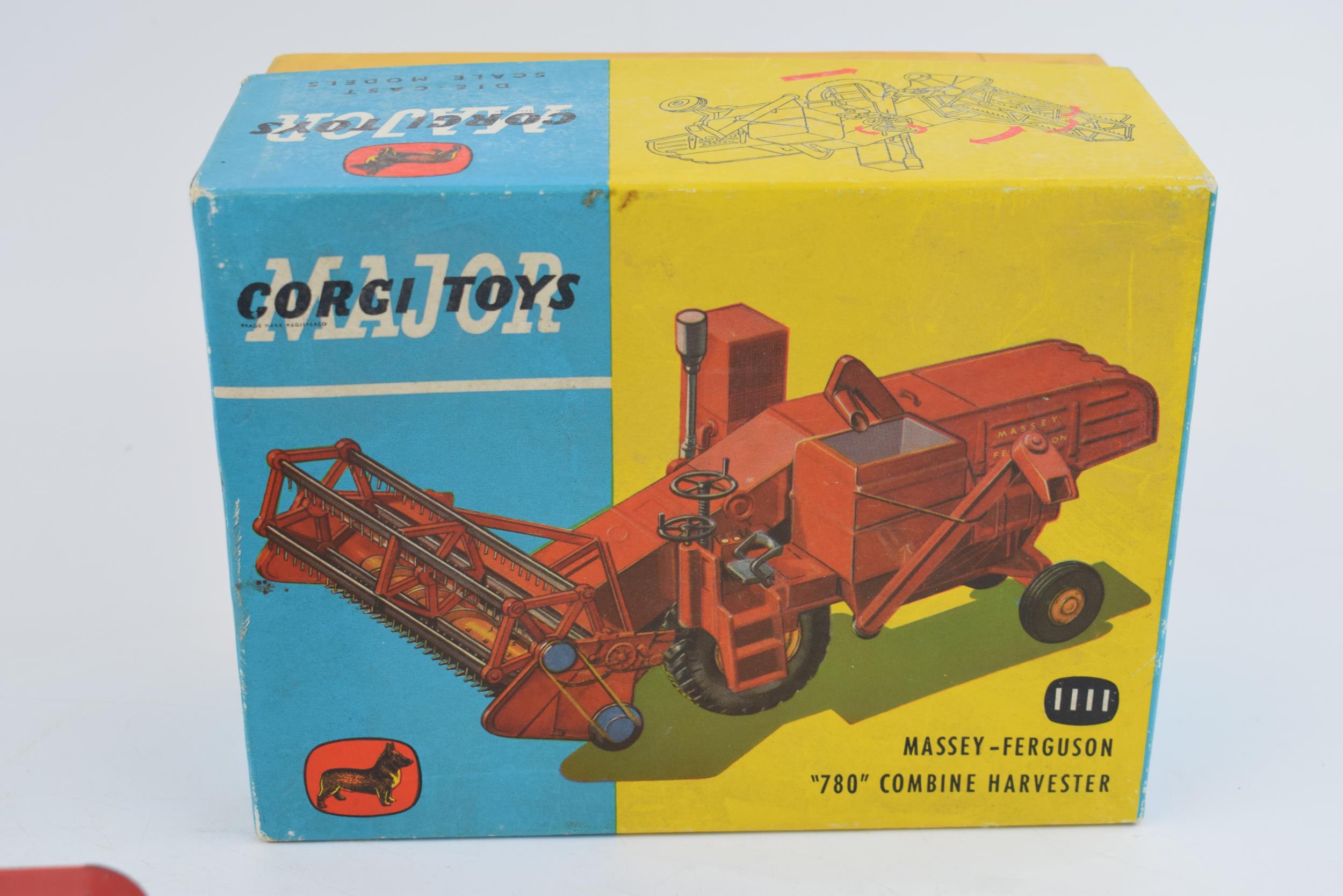 Boxed Corgi Toys Massey - Ferguson "780" Combine Harvester 1111. Vintage die-cast model vehicle. - Image 2 of 3