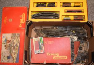 A collection of 00 gauge model railway to include Boxed Triang Railways Electric Model Railway (