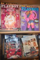 A collection of Playboy Magazines. 48 editions in sequential runs from 1975, 1977, 1980 and 1994. (