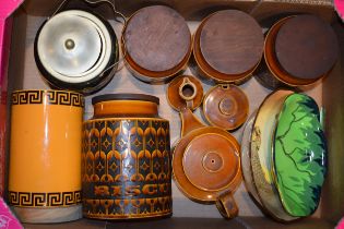 A collection of items to include mid-century Hornsea England, Greek Key and Carlton Ware items. (