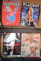 A collection of Playboy Magazines. 48 editions in sequential runs from 1986, 1989, 1993 and 1996. (