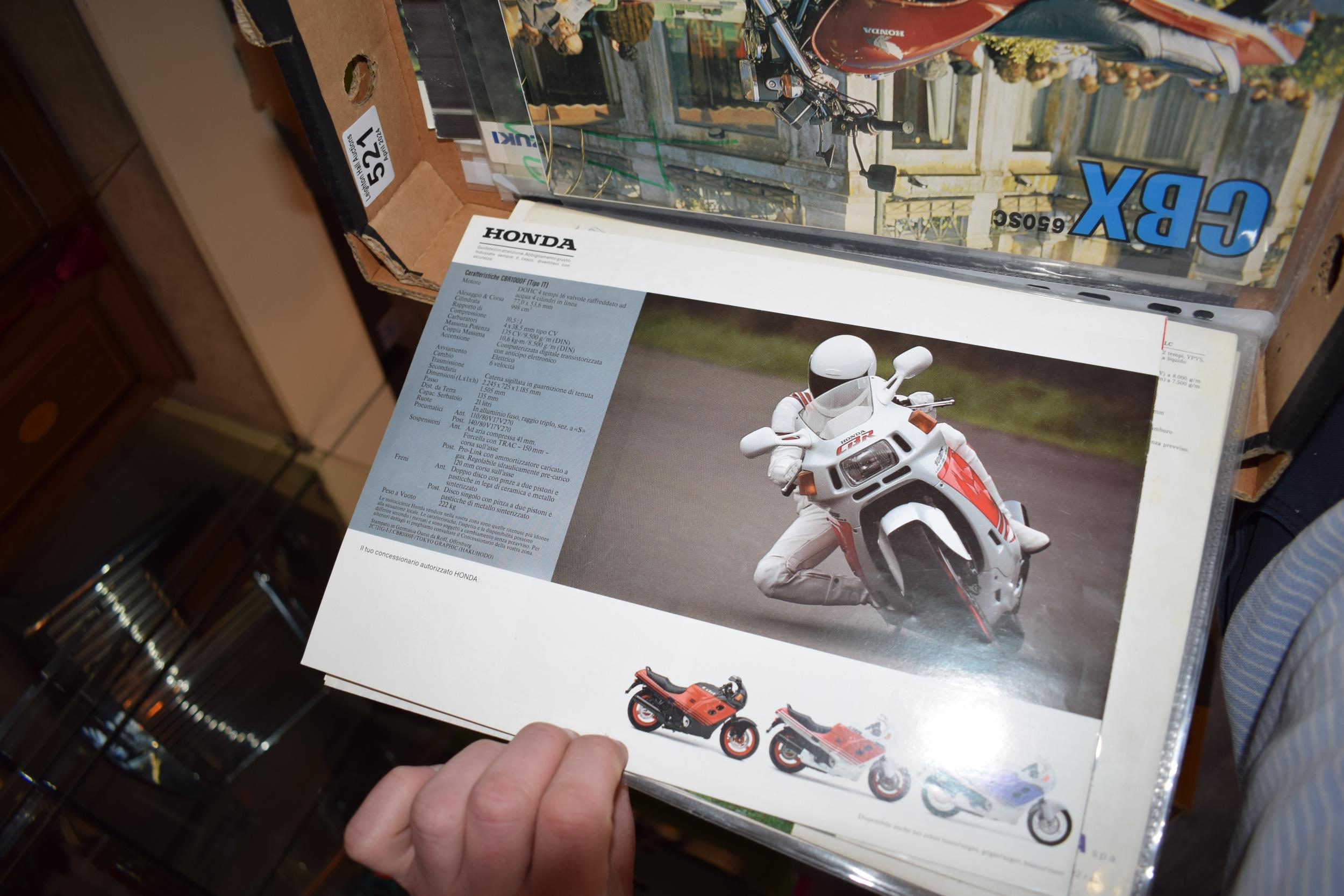 A collection of A4 dealership sales brochures for motorcycles of the 1980s and 1990s to include - Image 3 of 6