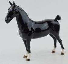 Beswick Model of a Hackney pony in black gloss 1361. In good condition with no obvious damage or