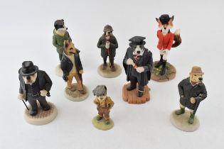 A collection of Robert Harrop Country Companions figures together with a Bulldog Winston and BFA