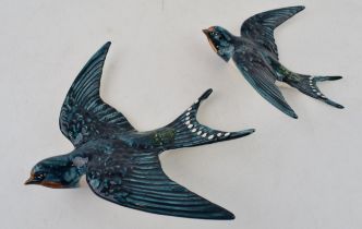 Beswick swallow wall plaques to include 757-1 and 757-2 (2). In good condition with no obvious