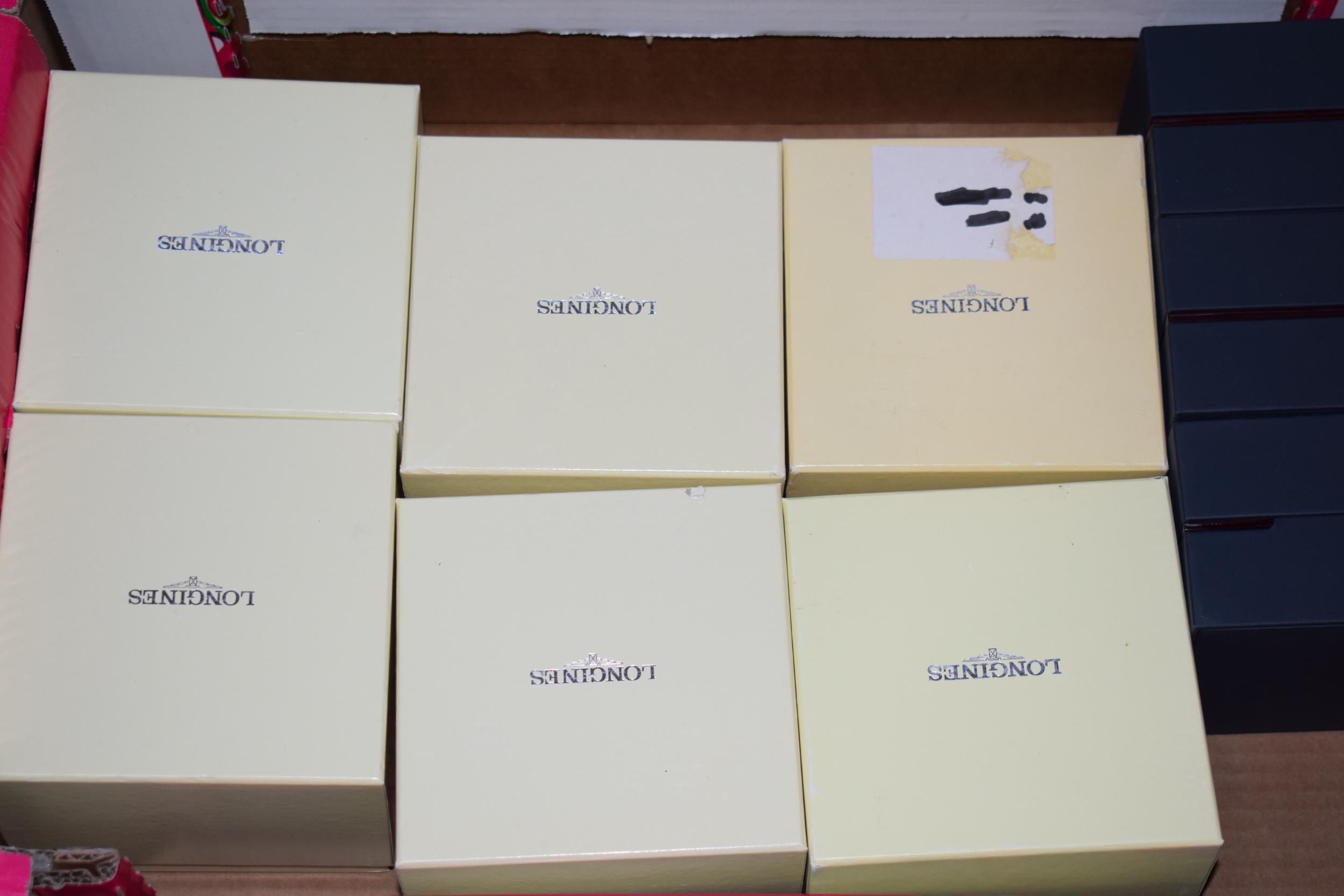 A collection of watch boxes for manufactures Omega, Longines and Boss. (Qty) - Image 3 of 6