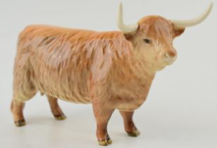 Beswick Highland Cow 2008. In good condition with no obvious damage or restoration.