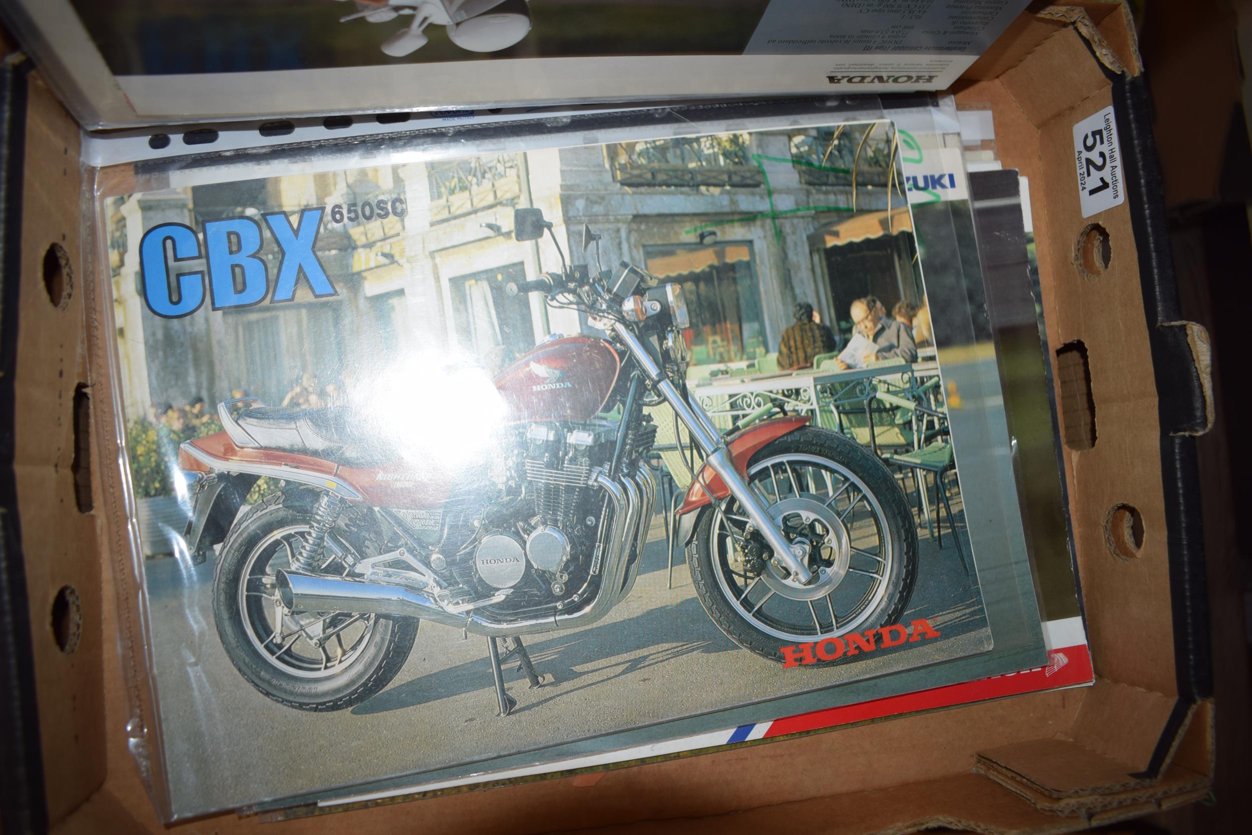 A collection of A4 dealership sales brochures for motorcycles of the 1980s and 1990s to include - Image 2 of 6