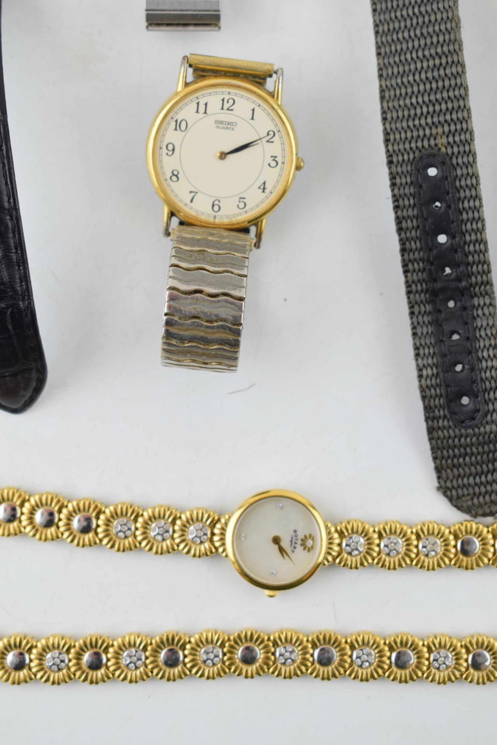 A collection of vintage and contemporary ladies and gentlemen's wristwatches by Seiko Lorus and - Image 3 of 6