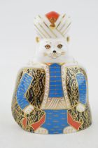 Royal Crown Derby Royal Cats Persian, first quality (produced without stoppers). In good condition