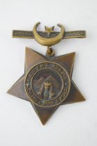 A The Khedive's Star 'Egypt Medal 1884 - 6' awarded to participants in the campaigns in Egypt and