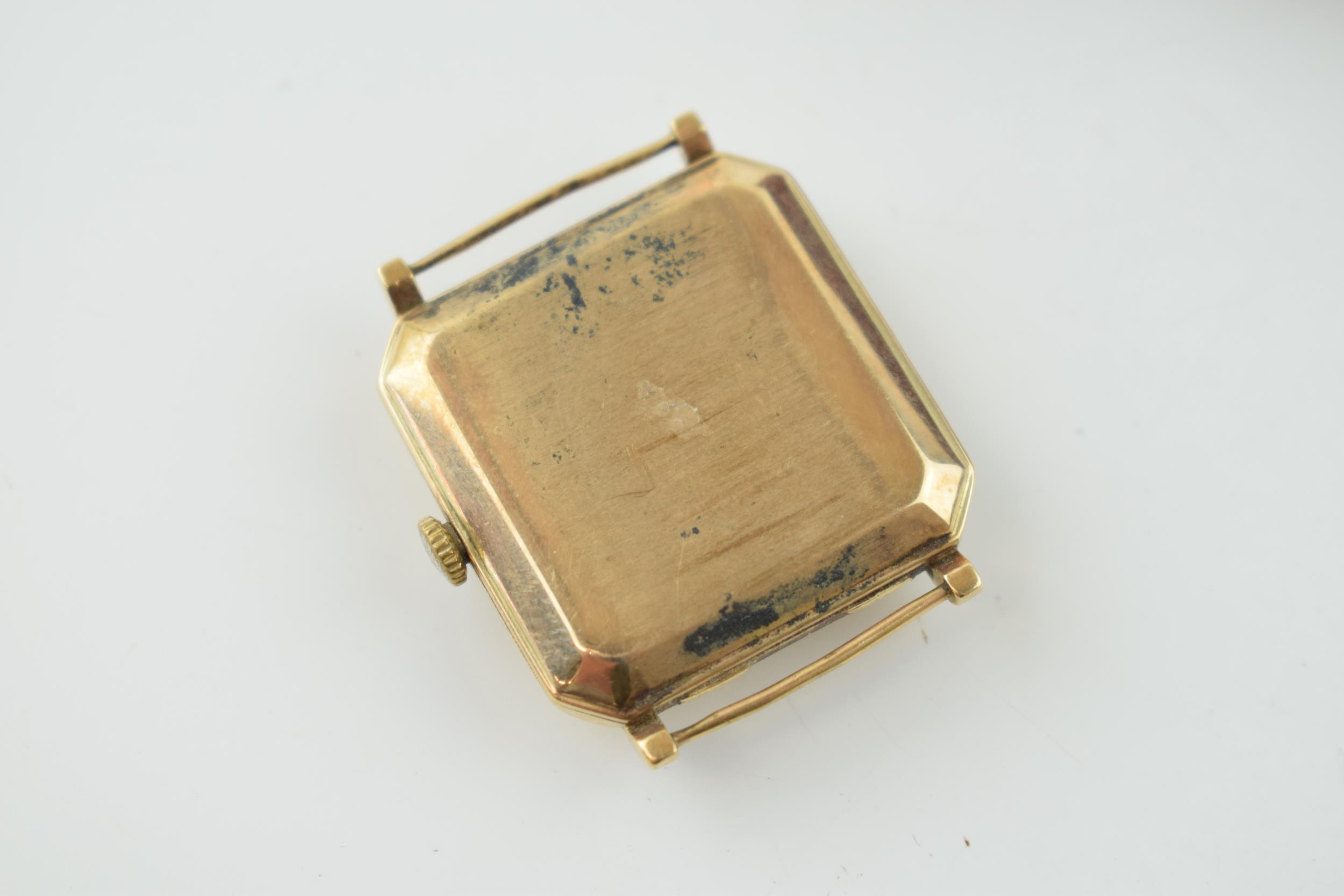 Avia gents vintage 9ct gold cased wrist watch, case weight excluding movement, but including glass - Image 4 of 4