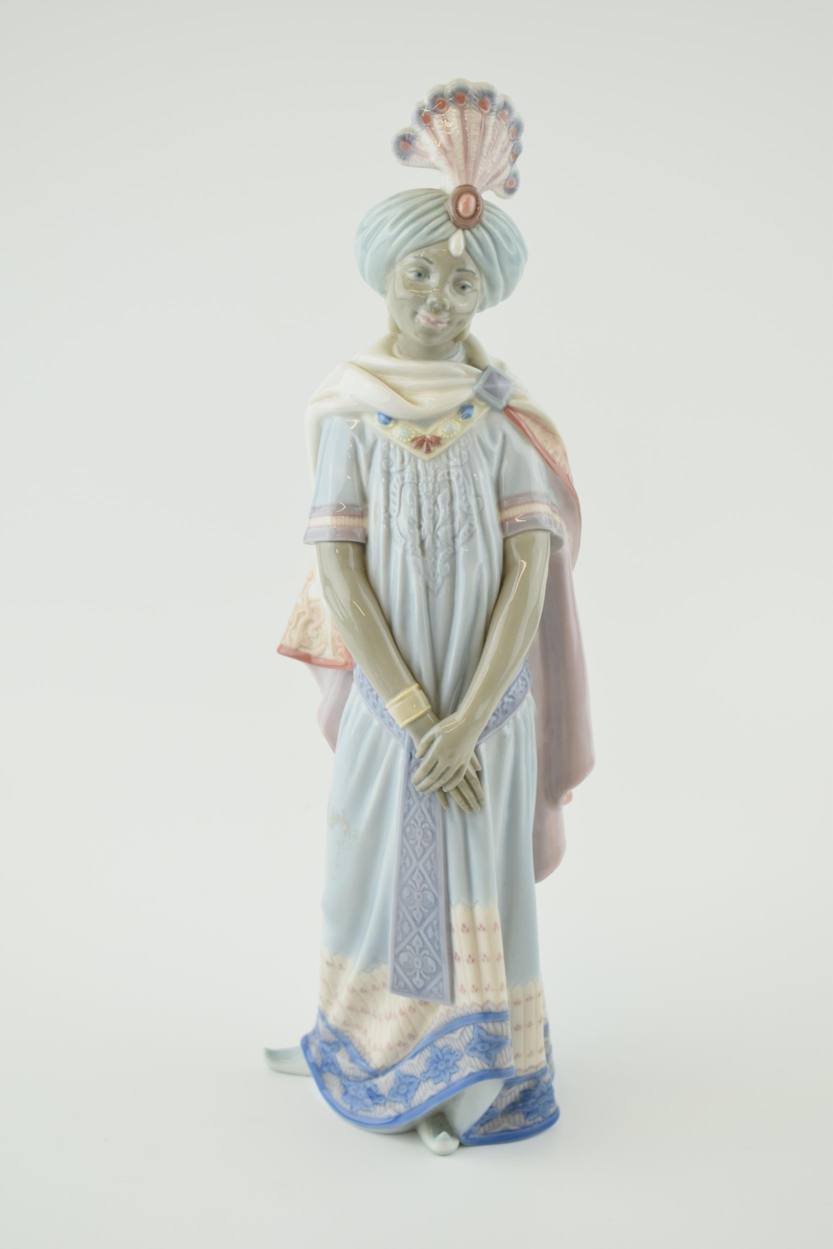 'Balthasar's Page' by Lladro, Porcelain Figurine 01001516. Height 35cm. In good condition of first