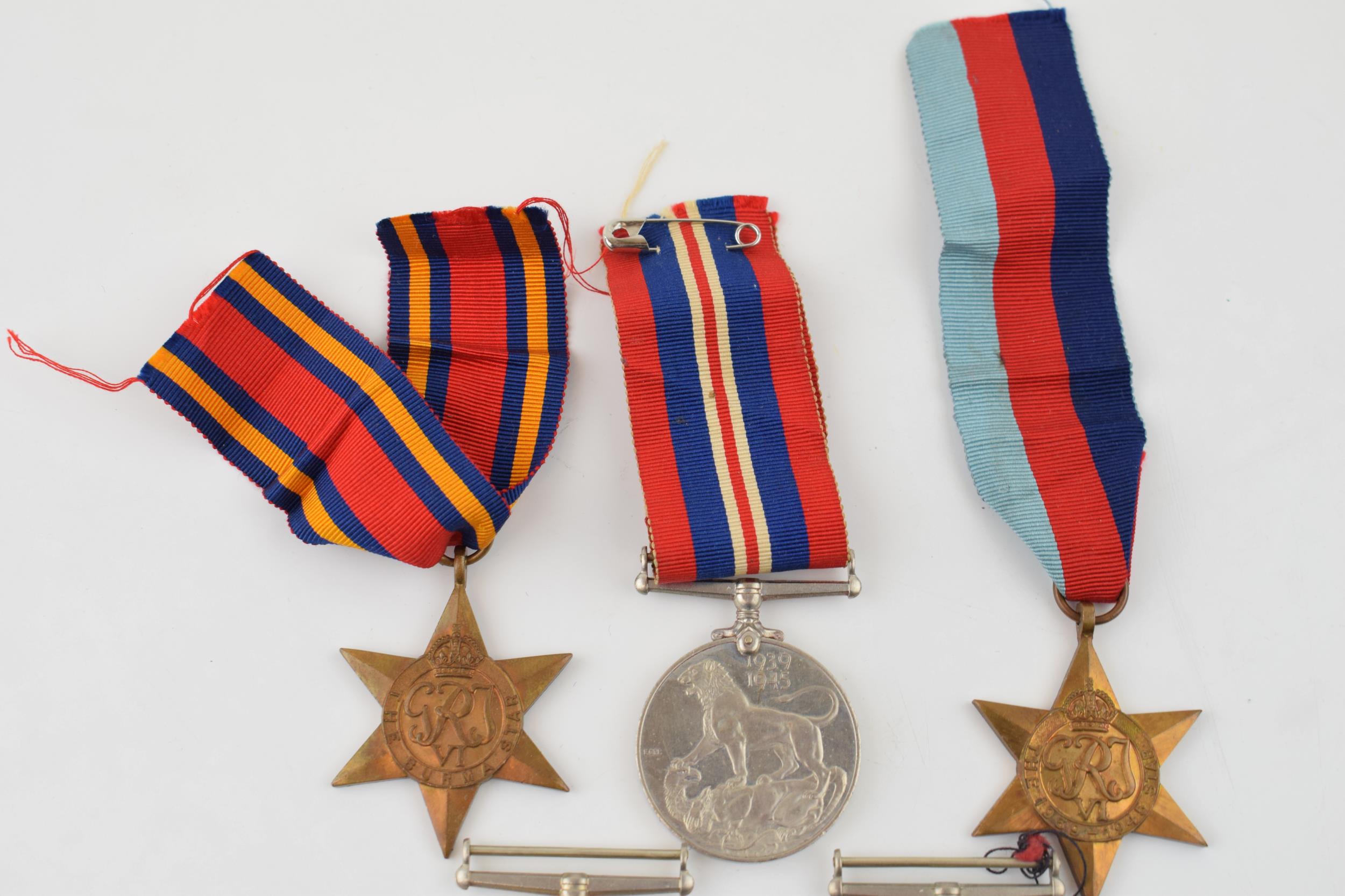 Two groups of WWII medals to include The Defence Medal (2) one with original ribbon, 1939 - 1945 - Image 4 of 4
