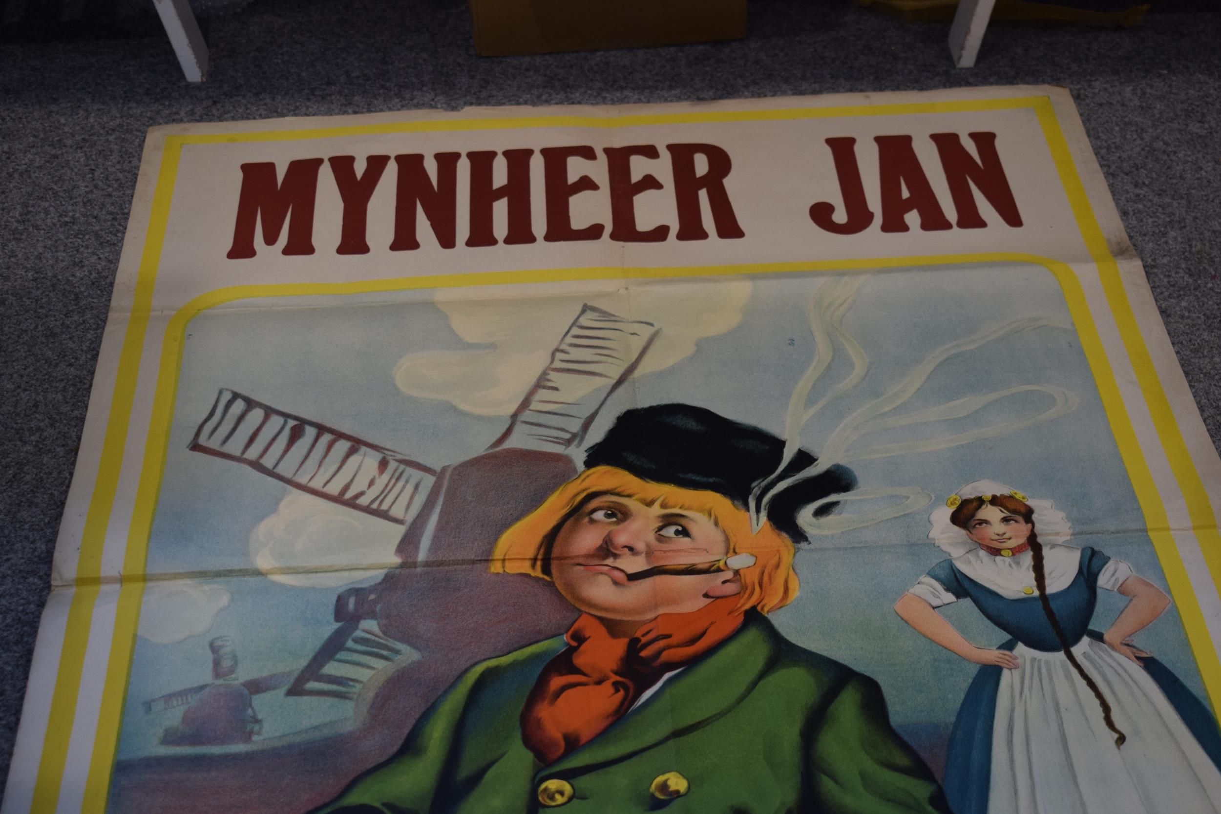 Original Colour Advertising Poster For Mynheer Jan Opera By Jacobowski c1924 in two separate - Image 3 of 7