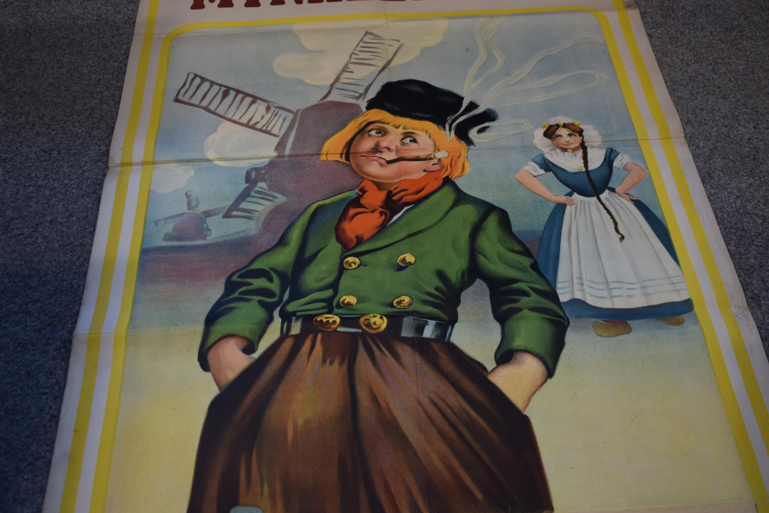Original Colour Advertising Poster For Mynheer Jan Opera By Jacobowski c1924 in two separate - Image 4 of 7