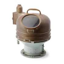 WWII Binnacle compass, Royal Navy patent 0919 maritime, nautical binnacle. Liquid compass with